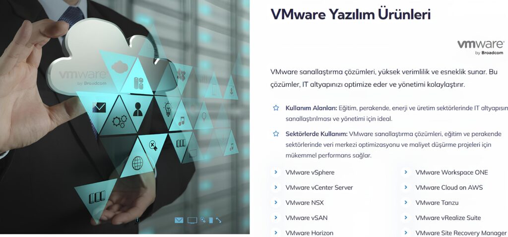 VMware Yazılım Ürünleri