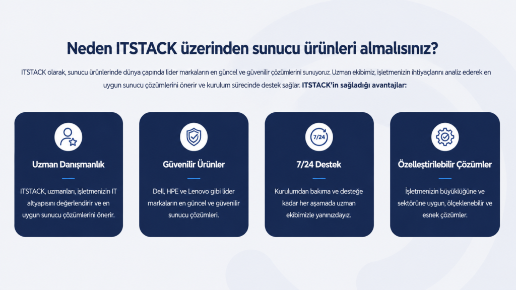 ISTACK Sunucu ürünleri