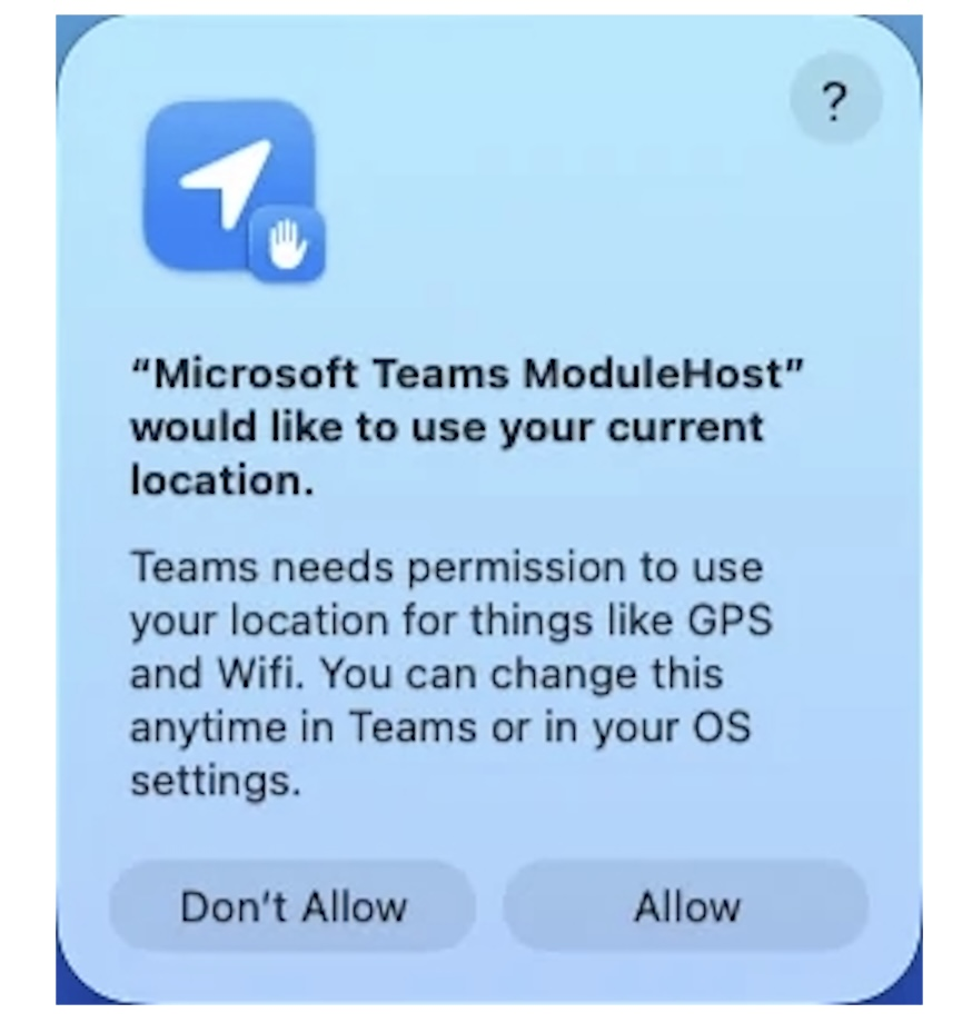 Microsoft macOS Güncellemesi Sonrası Teams Uygulamasında Kapatılamayan Konum Bildirimleri Ortaya Çıktı