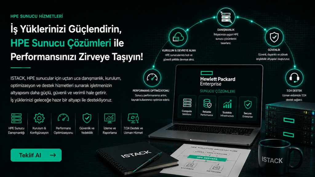 HPE Sunucu Hizmetleri ile Kurumsal Altyapınızı Güçlendirin