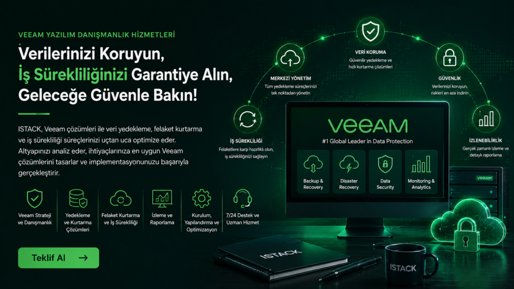 Veeam ile Tanışın: Kesintisiz Veri Koruması için Doğru Lisans, Kurulum ve Danışmanlık Çözümleri